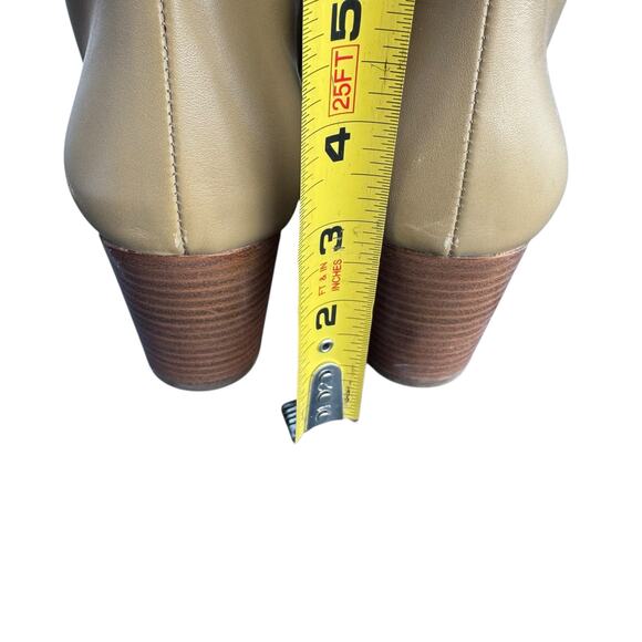 St. John F615001 US 8 / EU 38 Leather Snake Print Knee High Wedge Boots NWT - Picture 11 of 16